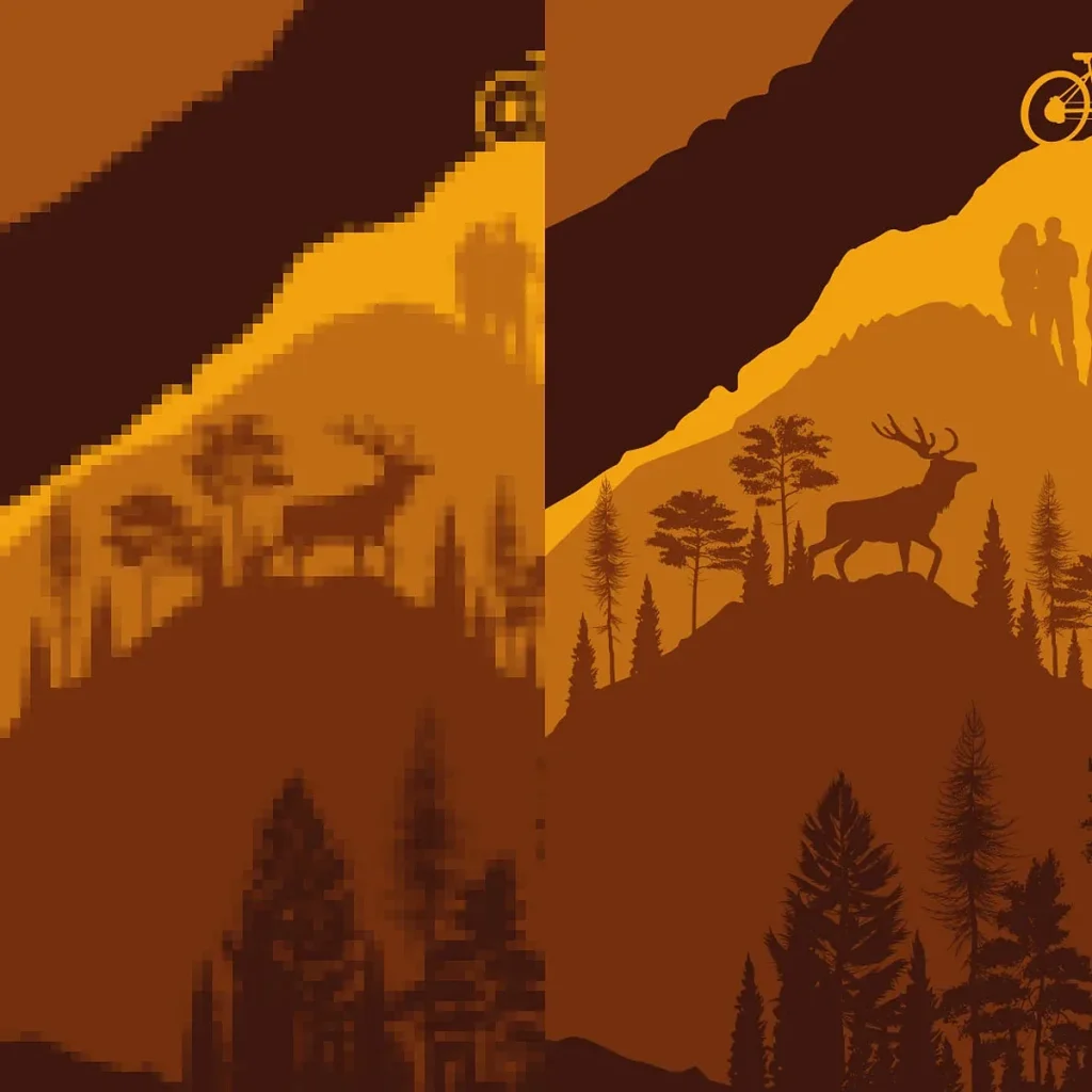 Pixel vs Vektorgrafiken