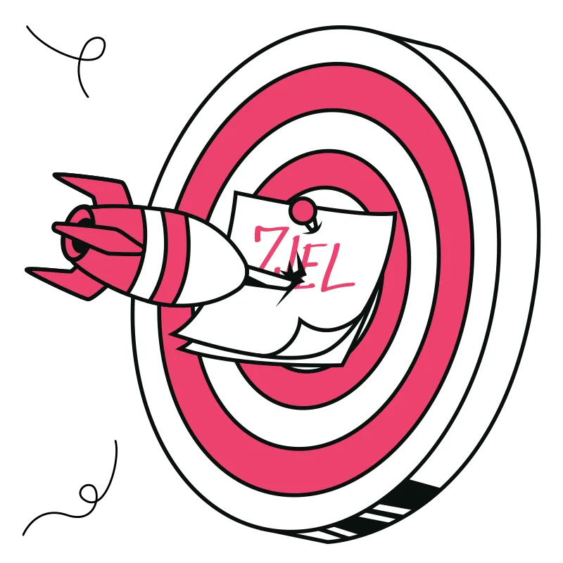 Bild: Dartscheibe. Kopf & Hand Kreativ- und Werbeagentur. Expert:innen für Branding, Webdesign, Onlinemarketing und Werbung