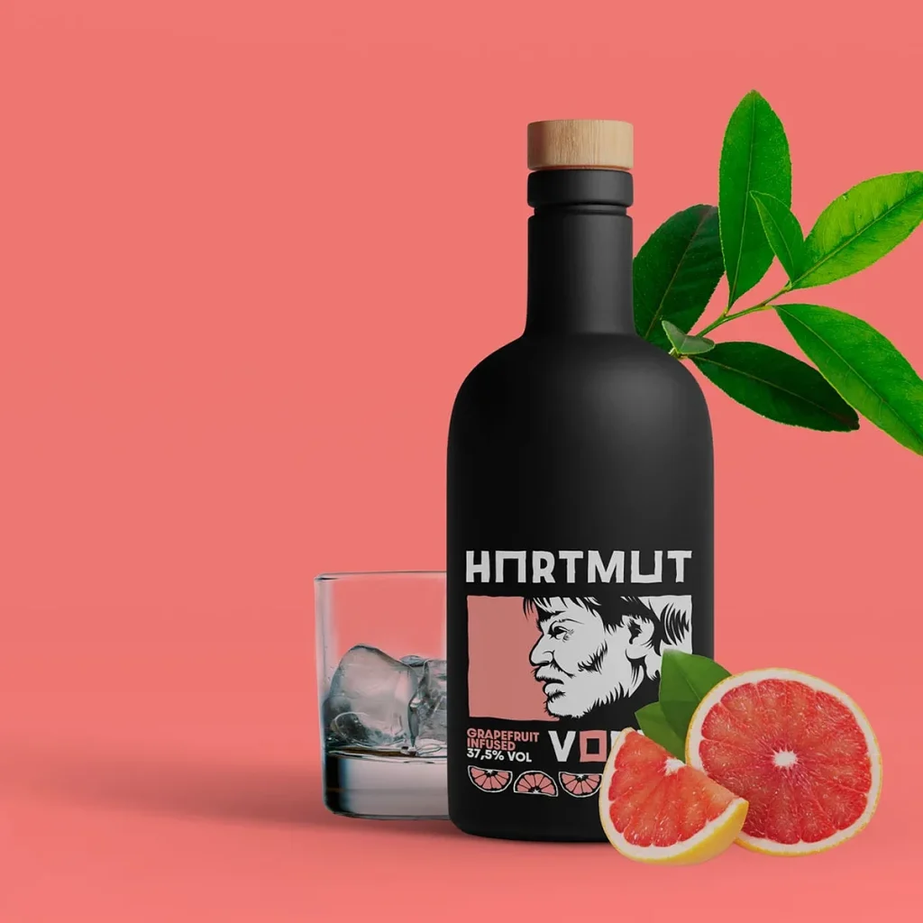 Hartmut Schnaps Mock-up von Kopf & Hand Kreativ- und Werbeagentur