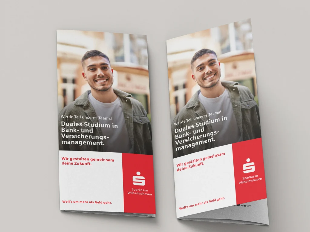 Ausbildungsflyer Sparkasse Wilhelmshaven